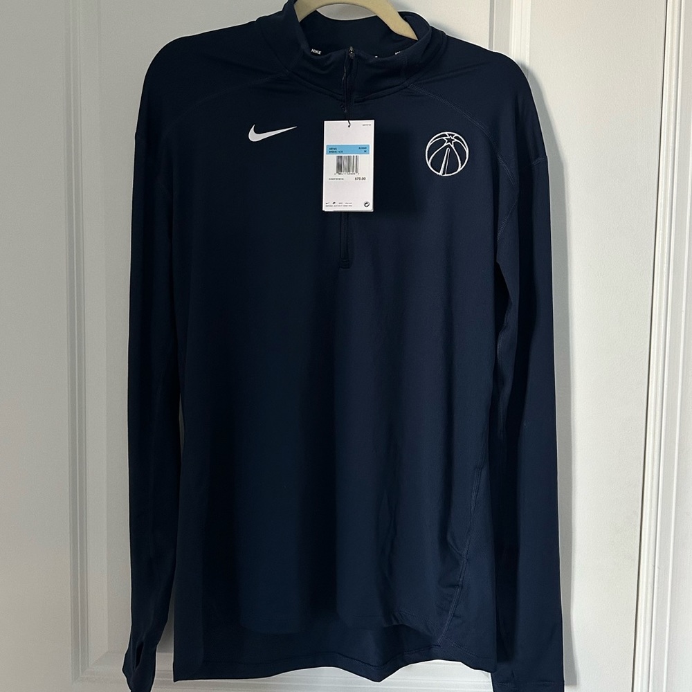 Nike Basketball Dri-Fit Navy quarter 1/4 zip